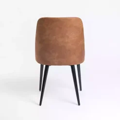 Sale Kirklands Home Wyatt Faux Leather Dining Chair Brown