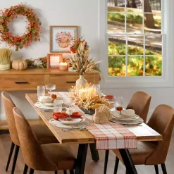 Best Kirklands Home Wyatt Faux Leather Dining Chairs, Set of 2 Brown