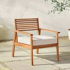 Sale Kirklands Home Brown Zane Outdoor Club Chair