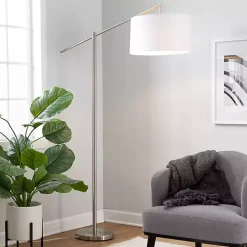 Best Kirklands Home Brushed Nickel Cassie Floor Lamp
