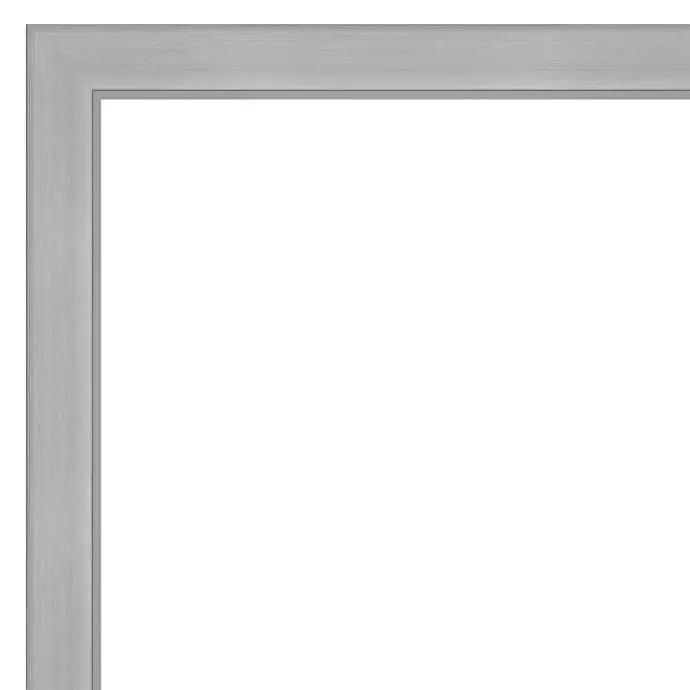 Outlet Kirklands Home Brushed Nickel Modern Decorative Wall Mirror