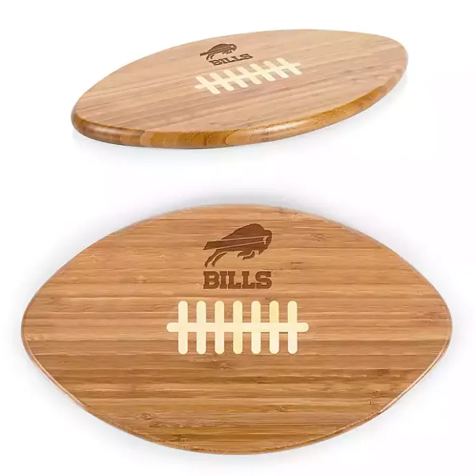 Best Kirklands Home Buffalo Bills Bamboo Football Cutting Board Tan
