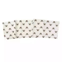 Outlet Kirklands Home Bumble Bee Cotton Table Runner White