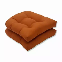 Discount Kirklands Home Burnt Outdoor Seat Cushions, Set of 2 Orange