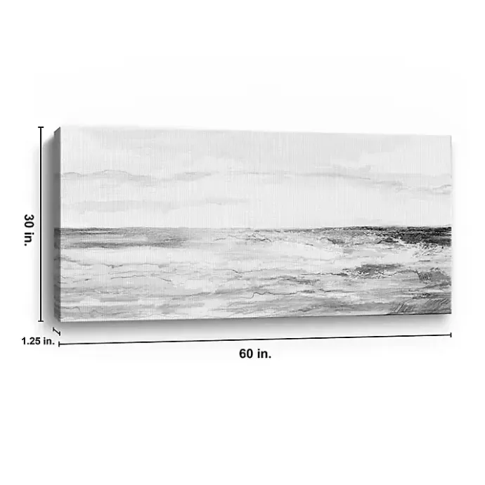 Hot Kirklands Home By The Soft Beach Canvas Art Print, 60x30 in.