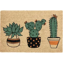 New Kirklands Home Cactus Friends Doormat