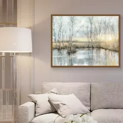 Clearance Kirklands Home Calm Reflection Framed Canvas Art Print