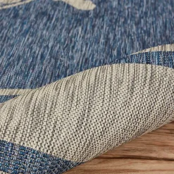 Kirklands Home Captiva Nautical Helm Outdoor Area Rug, 7x9