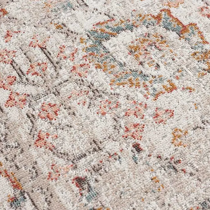 Discount Kirklands Home Caramel Botanical Indoor/Outdoor Area Rug, 5x7