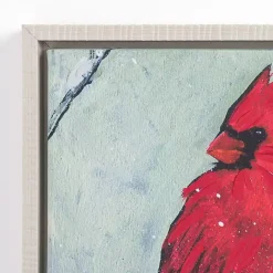 Sale Kirklands Home Cardinal on Branch Framed Canvas Art Print