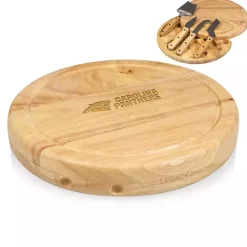Sale Kirklands Home Carolina Panthers Cheese Board and Tool Set Tan
