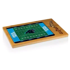 New Kirklands Home Carolina Panthers Cutting Board & Knife Set