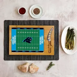 New Kirklands Home Carolina Panthers Cutting Board & Knife Set