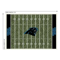 Kirklands Home Carolina Panthers Home Field Area Rug, 6x8