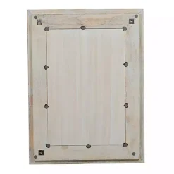 Hot Kirklands Home Carved Floral Mango Wood Mirror