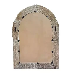 Best Kirklands Home Carved Wood Scroll Arch Wall Mirror