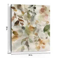 Outlet Kirklands Home Cascading Nature II Canvas Art Print Tan