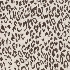 Clearance Kirklands Home Cauli Leopard Print Round Outdoor Rug, 6 ft. Black