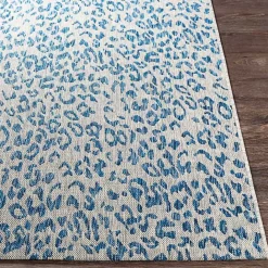 Hot Kirklands Home Cauli Leopard Print Outdoor Rug, 7x10 Blue