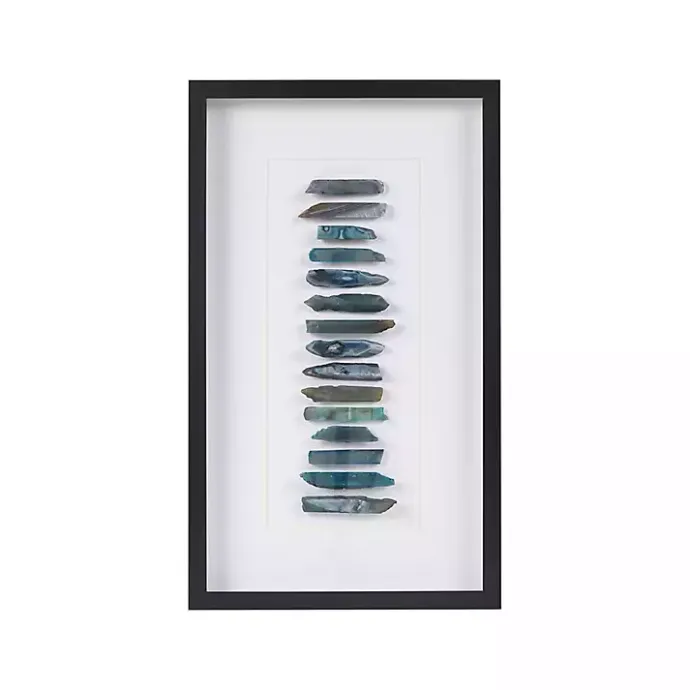 Kirklands Home Cerulean Agate Martha Stewart Shadowbox Plaque