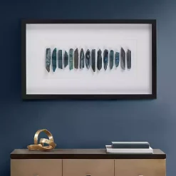 Kirklands Home Cerulean Agate Martha Stewart Shadowbox Plaque