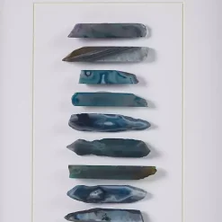 Kirklands Home Cerulean Agate Martha Stewart Shadowbox Plaque