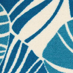 Clearance Kirklands Home Cerulean Botanical Shells Outdoor Area Rug, 5x7