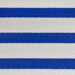 Hot Kirklands Home Cerulean Stripes Outdoor Area Rug, 4x6