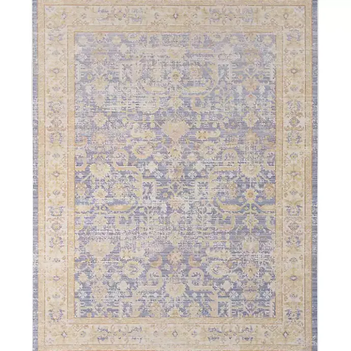 Clearance Kirklands Home Cerulean Vintage Border Area Rug, 5x7 Blue