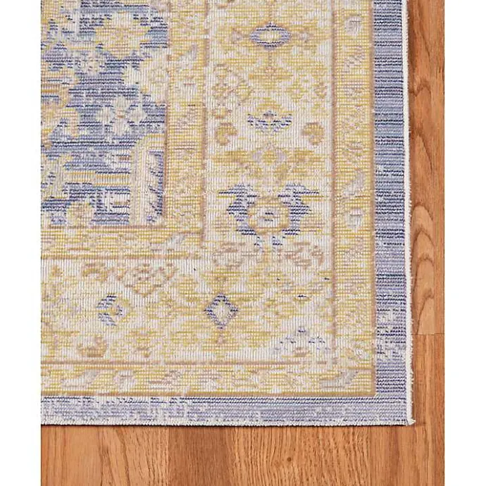 Clearance Kirklands Home Cerulean Vintage Border Area Rug, 5x7 Blue