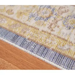 Clearance Kirklands Home Cerulean Vintage Border Area Rug, 5x7 Blue