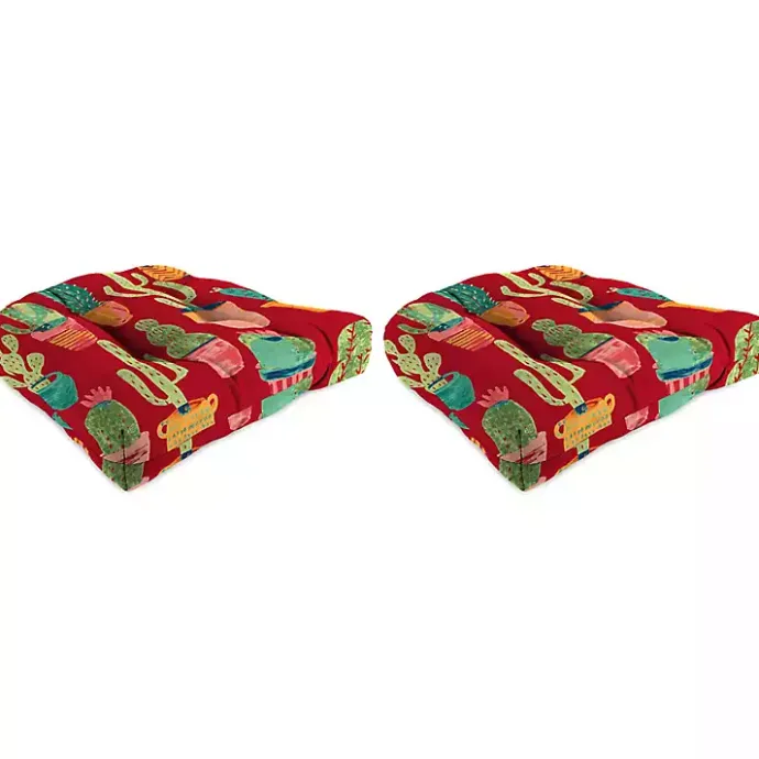 Kirklands Home Cetera Sunrise 2-pc. Outdoor Wicker Chair Cushions