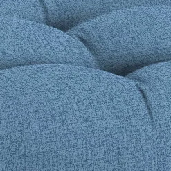 Sale Kirklands Home Chambray French Outdoor Wicker Settee Cushion Blue
