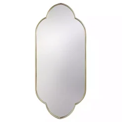 Best Kirklands Home Champagne Gold Long Quatrefoil Mirror