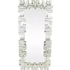 Sale Kirklands Home Champagne Gold Rectangular Modern Wall Mirror