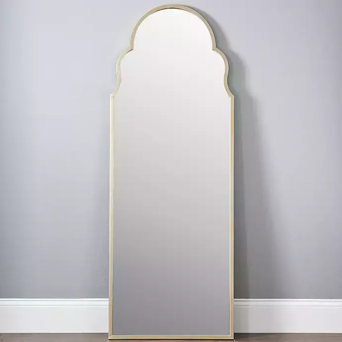 Outlet Kirklands Home Champagne Maria Arch Full Length Mirror Gold