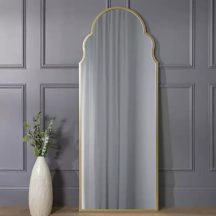 Outlet Kirklands Home Champagne Maria Arch Full Length Mirror Gold