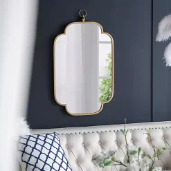 Discount Kirklands Home Champagne Notched Corners Mirror