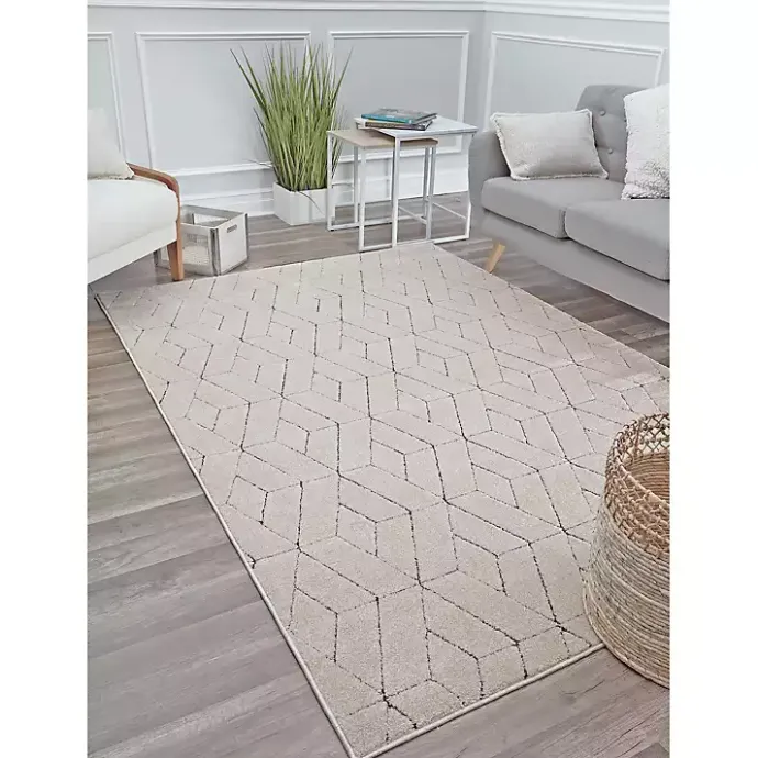 Kirklands Home Chanai Limestone Area Rug, 5x7 Tan
