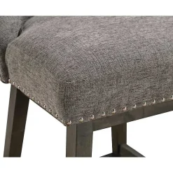 Kirklands Home Charcoal Greenfield Counter Stool Gray