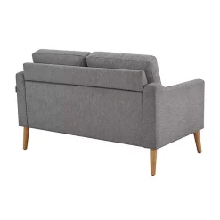 Discount Kirklands Home Charcoal 2-pc. Loveseat & Ottoman Set Gray