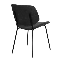 Outlet Kirklands Home Charcoal Quest Dining Chair Black