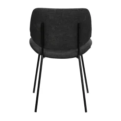 Outlet Kirklands Home Charcoal Quest Dining Chair Black