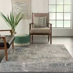 Sale Kirklands Home Charcoal Tally Textured Area Rug, 5x7