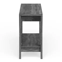 Outlet Kirklands Home Charcoal Wood 2-Drawer Console Table Gray