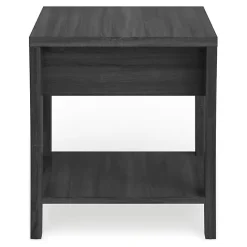 Sale Kirklands Home Charcoal Wood Single Drawer Side Table Gray