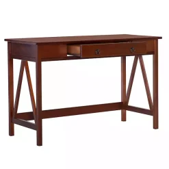 Discount Kirklands Home Charleston Antique Tobacco Desk Brown