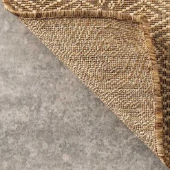 Outlet Kirklands Home Charlotte Elegant Outdoor Rug, 8x10 Tan