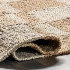 Hot Kirklands Home Checkered Jute Area Rug, 8x10
