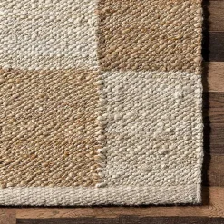 Hot Kirklands Home Checkered Jute Area Rug, 8x10